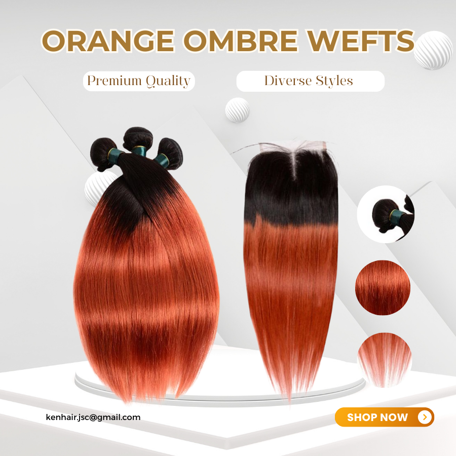 Ombre (Orange) Weft